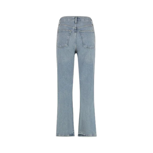High-Rise Straight Leg Jeans