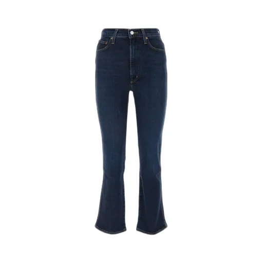 High-Waisted Flared Jeans