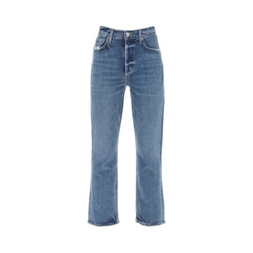 High-Rise Straight Leg Jeans