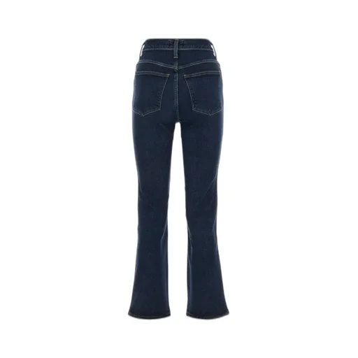High-Waisted Flared Jeans