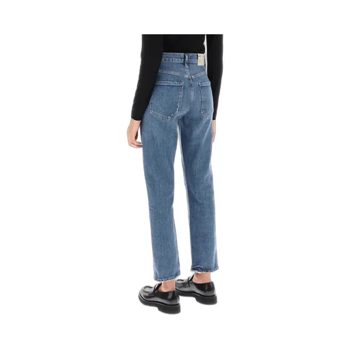 High-Rise Straight Leg Jeans