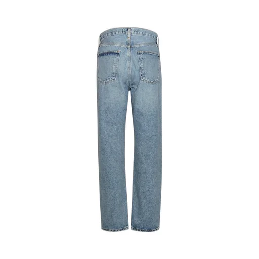 High-Waisted Straight Leg Jeans