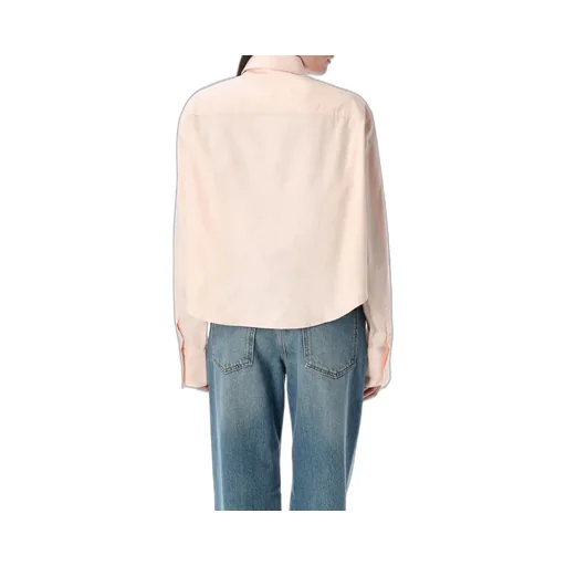Cropped Button-Down Shirt