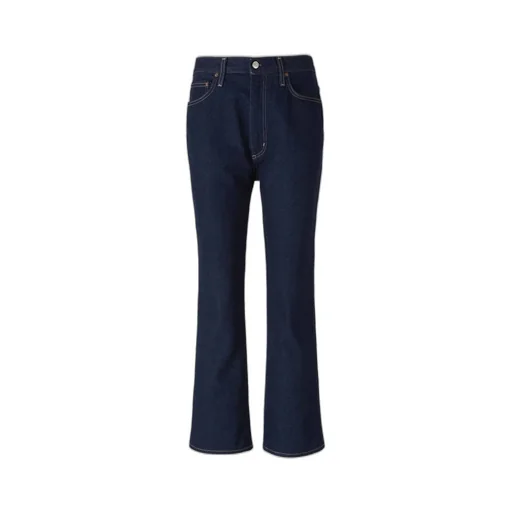 High-Waisted Flared Jeans