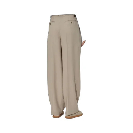 High-Waisted Wide-Leg Trousers