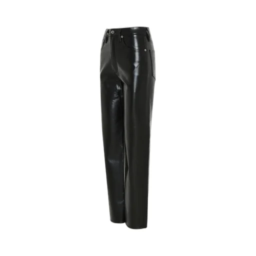 High-Rise Straight-Leg Trousers