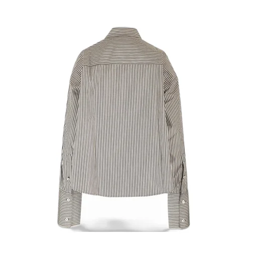 Striped Cotton Poplin Shirt