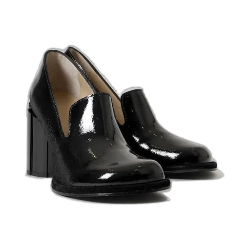 Block Heel Loafers