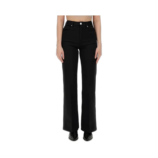 High-Rise Flared Trousers