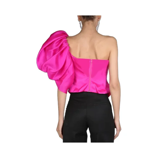 One-Shoulder Top With Voluminous Sleeve