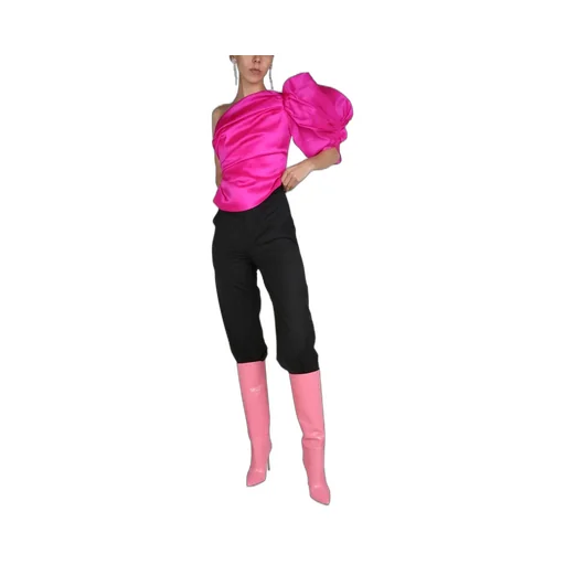 One-Shoulder Top With Voluminous Sleeve
