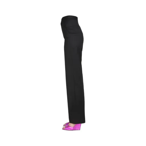 High-Waisted Straight-Leg Trousers
