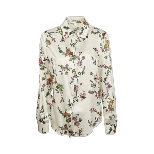 Floral Print Silk Shirt
