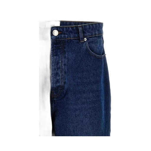 High-Rise Straight-Leg Jeans