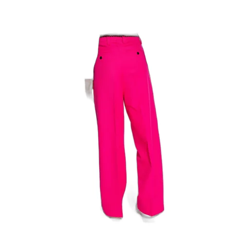 High-Waisted Straight-Leg Trousers