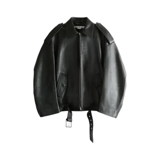Leather Bomber Jacket