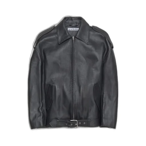 Leather Bomber Jacket
