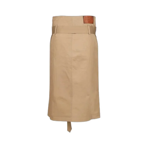 Belted Midi Skirt
