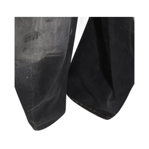 Distressed Wide-Leg Jeans