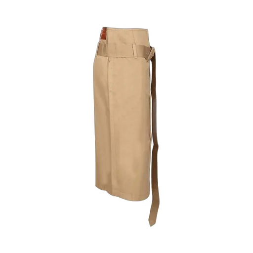 Belted Midi Skirt