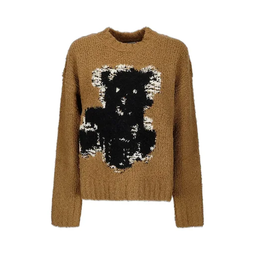 Teddy Bear Intarsia Knit Sweater