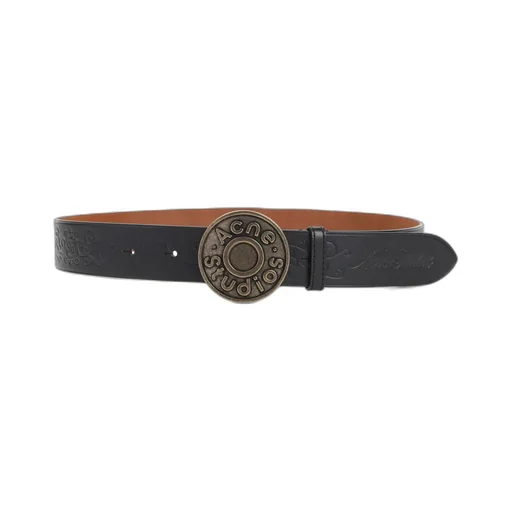 Belt With Embossed Logo
