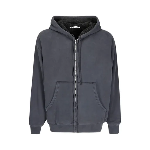 Logo Print Zip Hoodie
