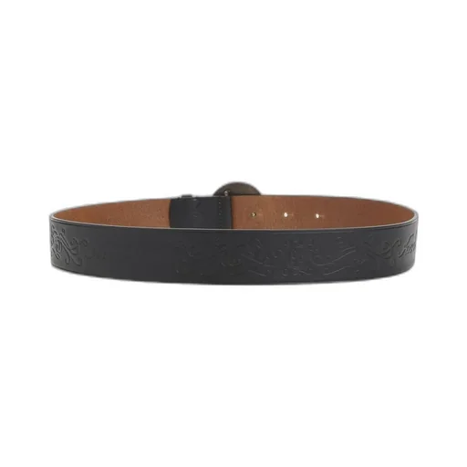 Belt With Embossed Logo