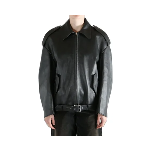 Leather Bomber Jacket