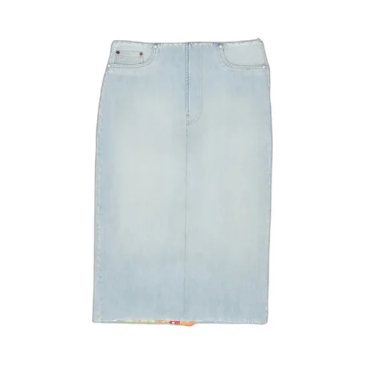 Denim Midi Skirt