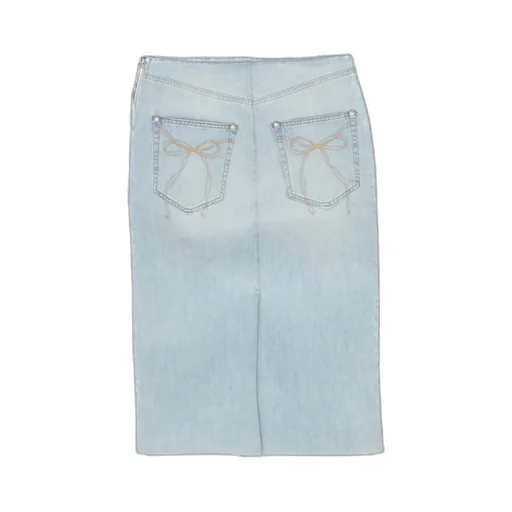 Denim Midi Skirt