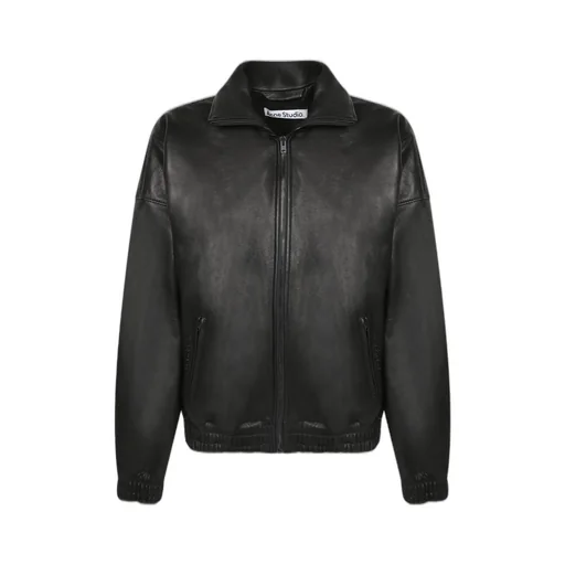 Leather Bomber Jacket