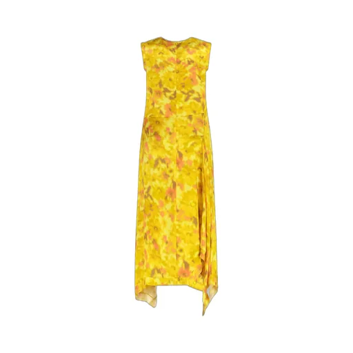 Floral Print Asymmetric Dress