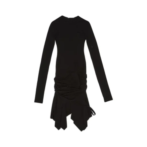 Long Sleeve Ruched Dress