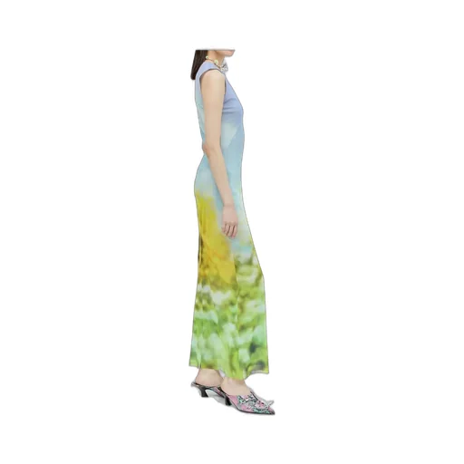 Floral Print Maxi Dress