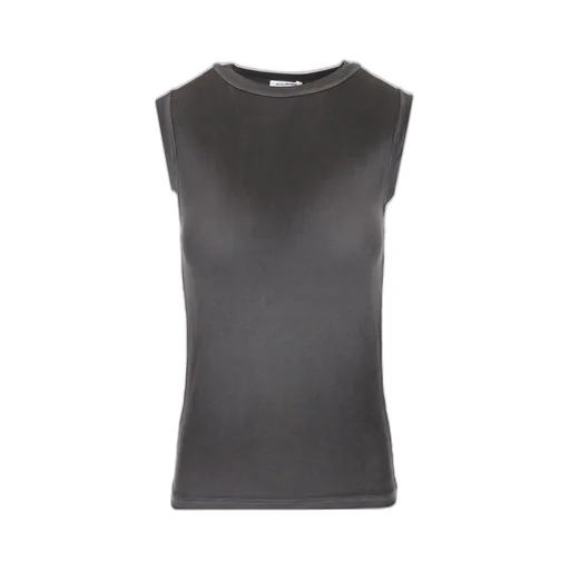 Sleeveless Ribbed Tank Top