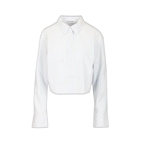 Striped Cropped Shirt