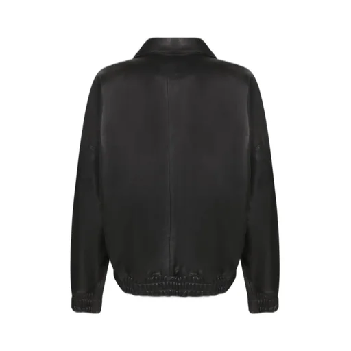 Leather Bomber Jacket