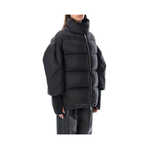 Puffer Jacket With Dramatic Sleeves