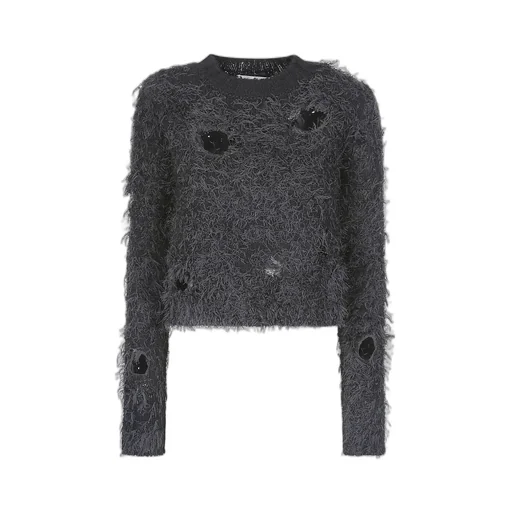 Distressed Knit Sweater