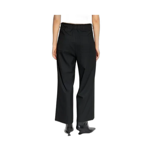 Wide-Leg Belted Trousers