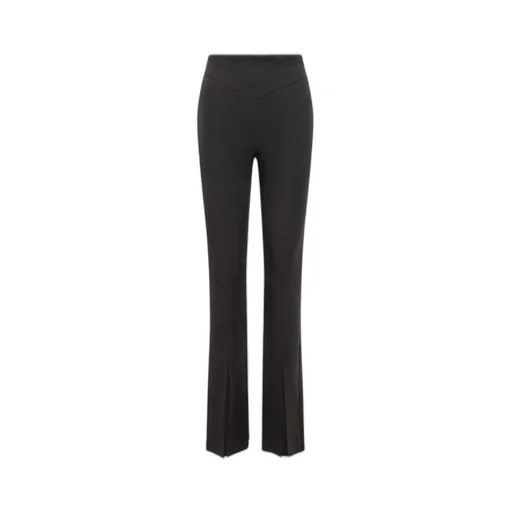 High-Waisted Flared Trousers