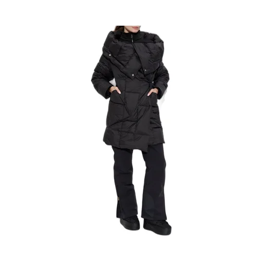 Down Puffer Coat With Asymmetrical Closure