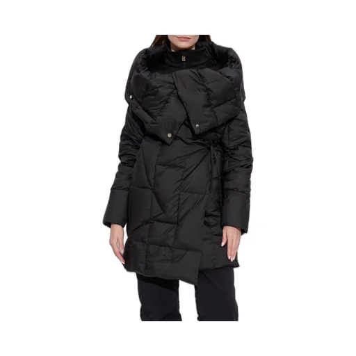 Down Puffer Coat With Asymmetrical Closure