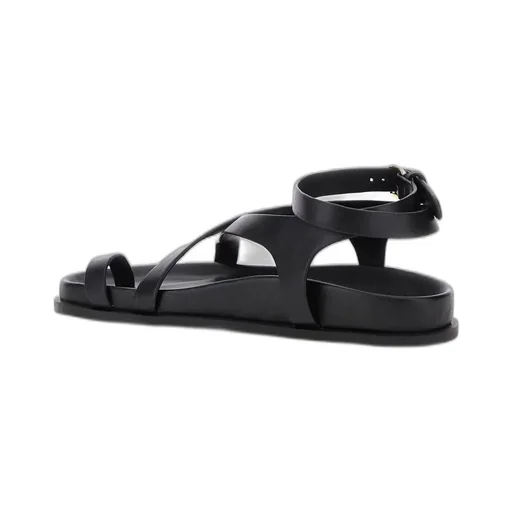 Leather Ankle Strap Sandals