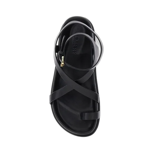 Leather Ankle Strap Sandals