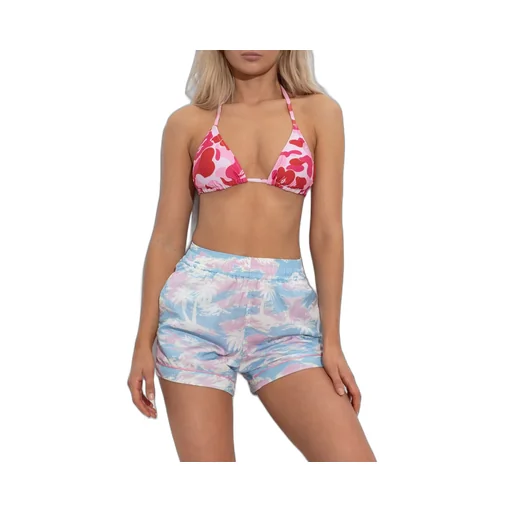 Palm Tree Print Swim Shorts