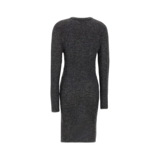Long-Sleeve Button-Up Dress