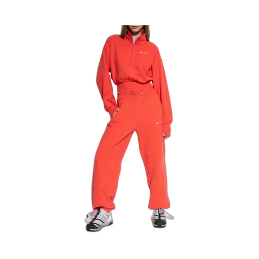 Cropped Zip-Up Sweatshirt