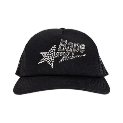 Trucker Hat With Rhinestone Logo